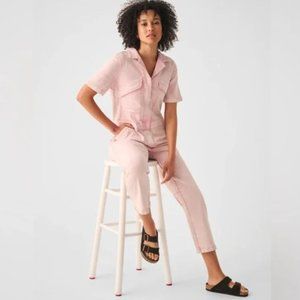Faherty Blythe Jumpsuit in M | Peach Whip | Like New